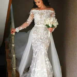 Wedding Dresses import placeholder for off white mermaid lace wedding dresses o 160220177